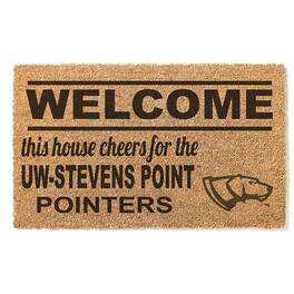 Jardine - Wisconsin-Stevens Point Pointers 18" x 30" Welcome Doormat - Brown