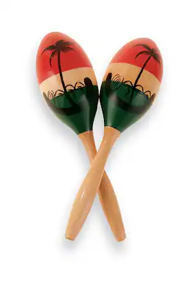 Front. Latin Percussion - CP 7-1/2" Medium Maracas.