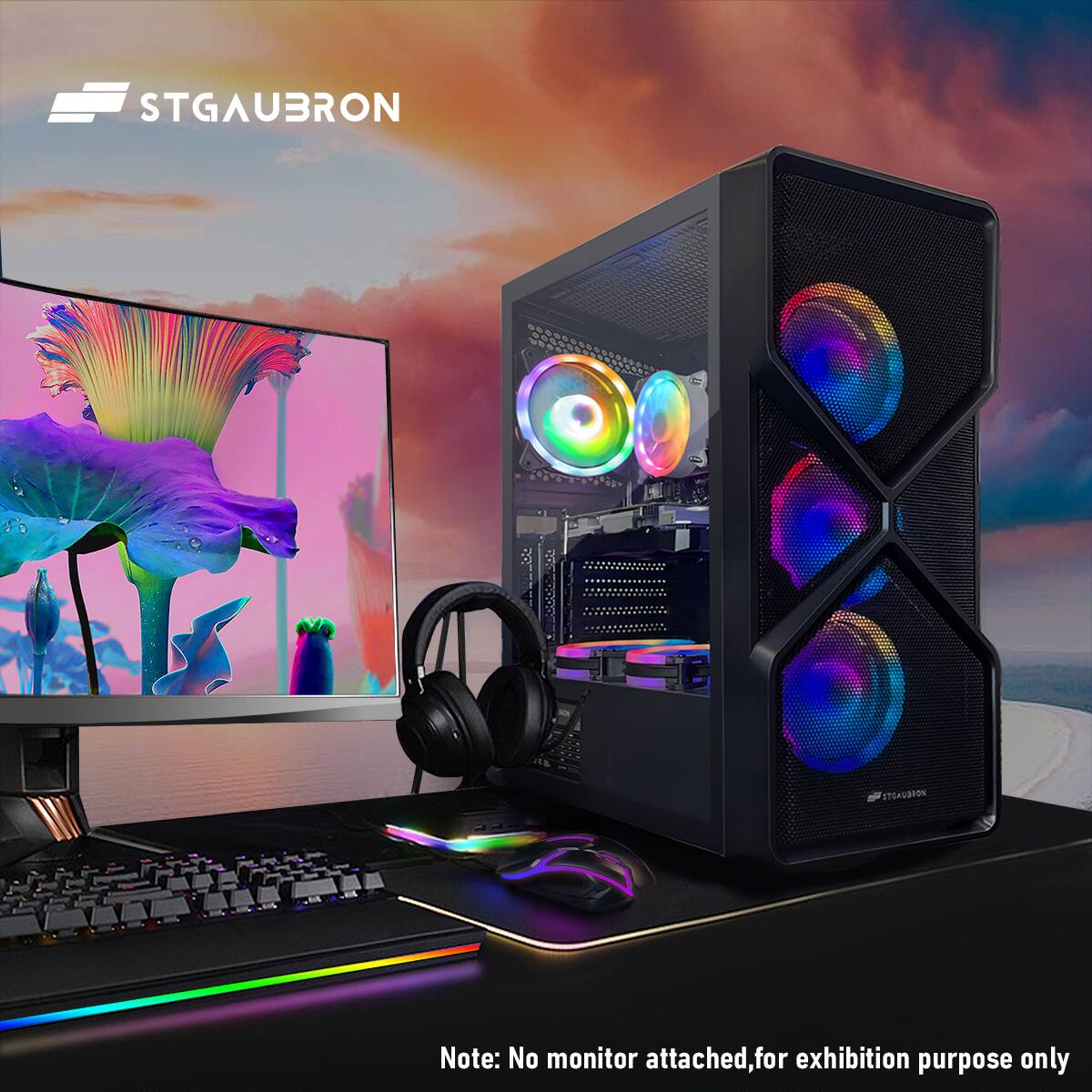 STGAubron Gaming PC Computer Desktop, GeForce RTX2060 Super