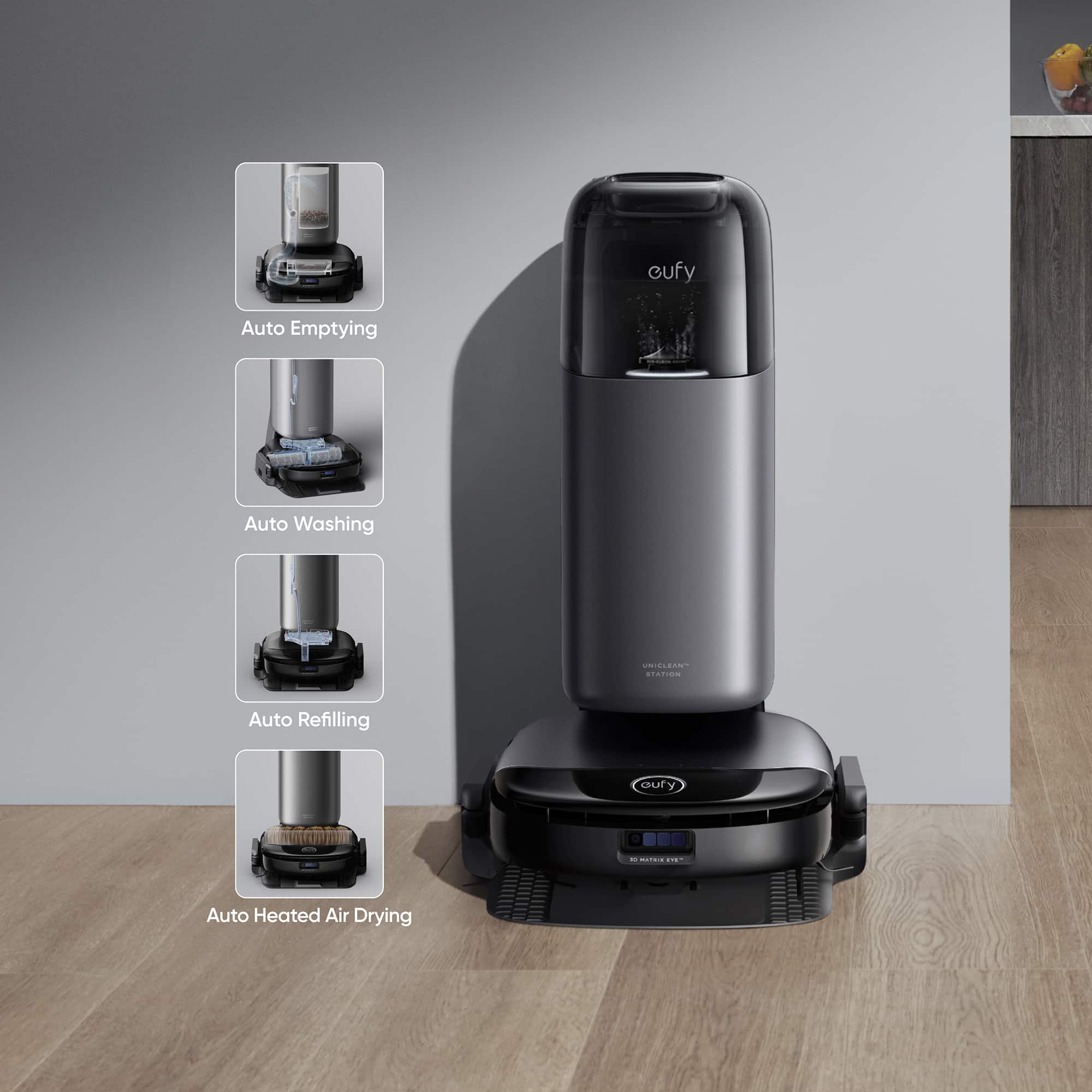 cufy Auto Emptying Auto Washing CNICCEAN CA Auto Refilling Auto Heated Air Drying