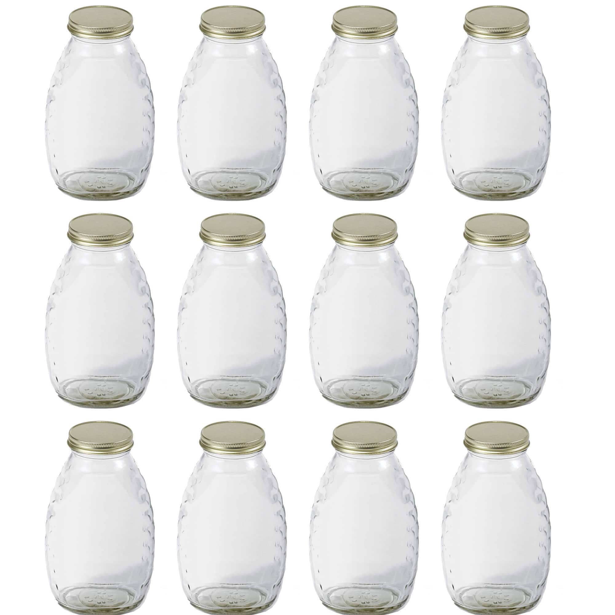 Little Giant - 16-Ounce Beekeeping Honey Skep Jar with Airtight Lid, 12-Pack - Clear price history on PriceWatchPro