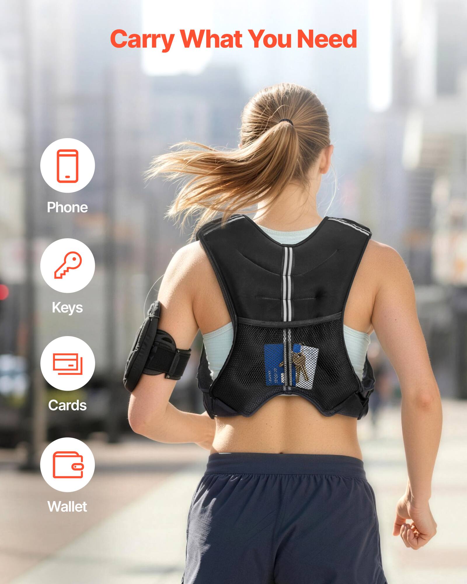 Carry What You Need

- Phone
- Keys
- Cards
- Wallet