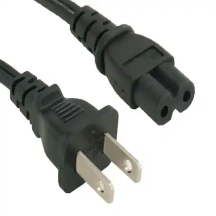 Front. Sanoxy - SANOXY Cables and Adapters; 2 PACK of 3ft 18 AWG Notebook Power Cord, Non-Polarized (IEC320 C7 to NEMA 1-15P) - Black.