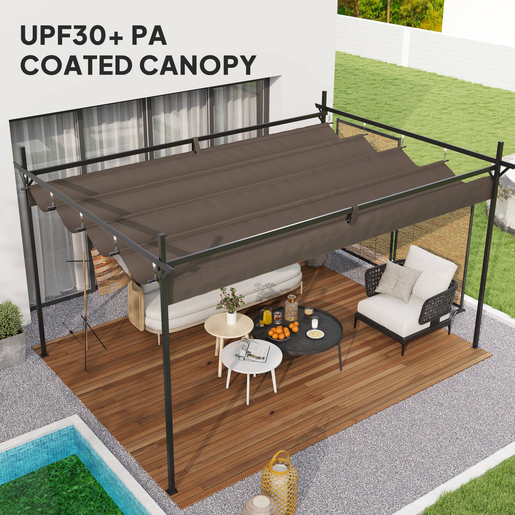 UPF30+ PA COATED CANOPY