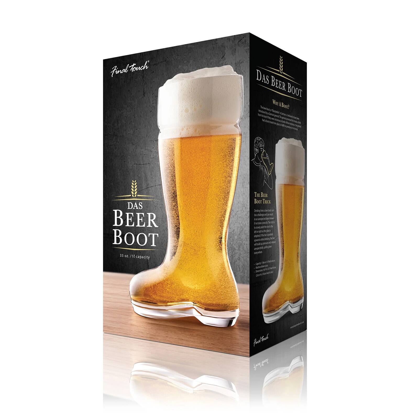 Final Touch  
DAS BEER BOOT  
33 oz. / 1 l capacity  
THE BEER BOOT TRUCK  
25 Totals  
food Ind Fredtench