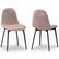Angle. Simpli Home - Alpine Dining Chair (Set of 2) - Rose.