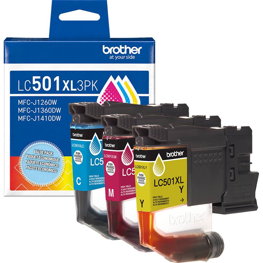 brother at your side LC 501 XL3PK MFC-J1260W MFC-J1360DW MFC-J1410DW brother VALUE PACK PAQUET ECONOMIQUE PAQUETE ECONMICO PACOTE ECONMICO LCS01XILC brother PSA brother POUSSEZ LC501XLM brother PRESCE WESSON LC5 PUSH POUSSEZ LC501XLY PRESO HIGH TELD PROSON LC5 PUSH A HIJ RENDEMUN POUSSEZ C ALTO RENOML RESE LC501XL ALTO RENDIMENTE FESION MIGH YELD A YAUT RENDENE Y M ALTO PANDMIN ALTO RENOSIENT HIGM TELL a i sAUT RENCRMENT LTO RENDSEENCTO Y ALTO RENDMENTO brother