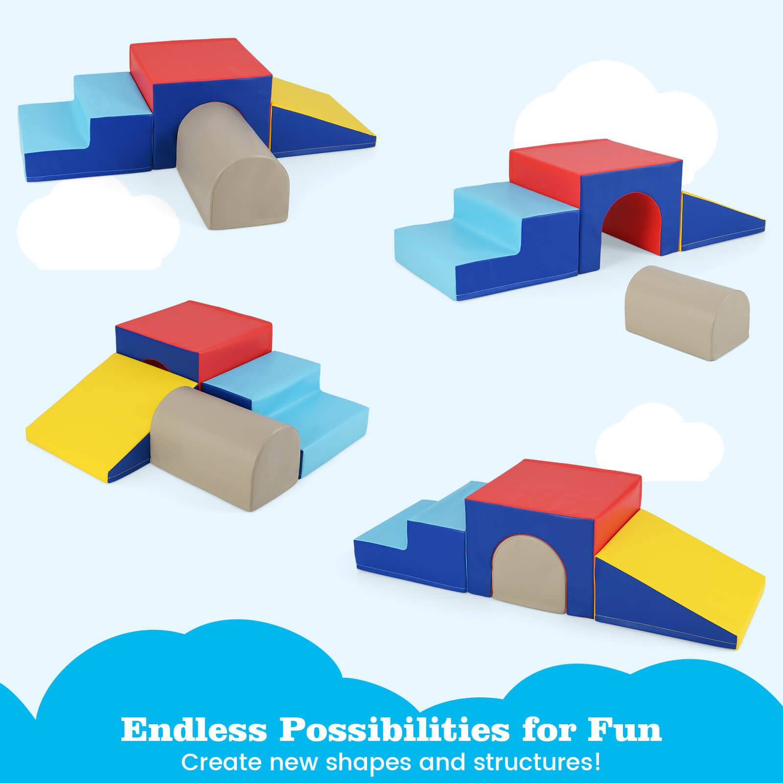 Endless Possibilities for Fun  
Create new shapes and structures!
