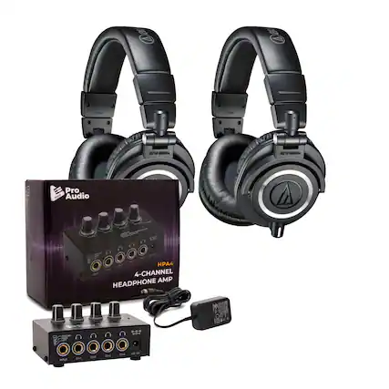 Pro Audio
ATH-M50x
HPA4
4-CHANNEL HEADPHONE AMP