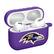 Alt View 1. Artinian - Baltimore Ravens AirPods Pro Silicone Case Cover - Purple.