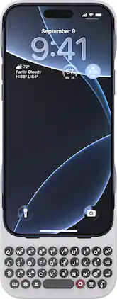 Clicks - Keyboard Case for iPhone 17 Pro Max - Smoke