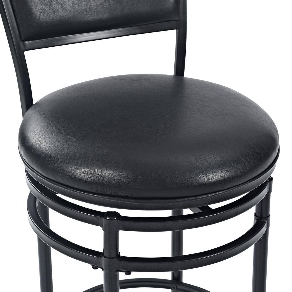 Alt View 6. Crosley Furniture - Rachel Bar Stool - Black.