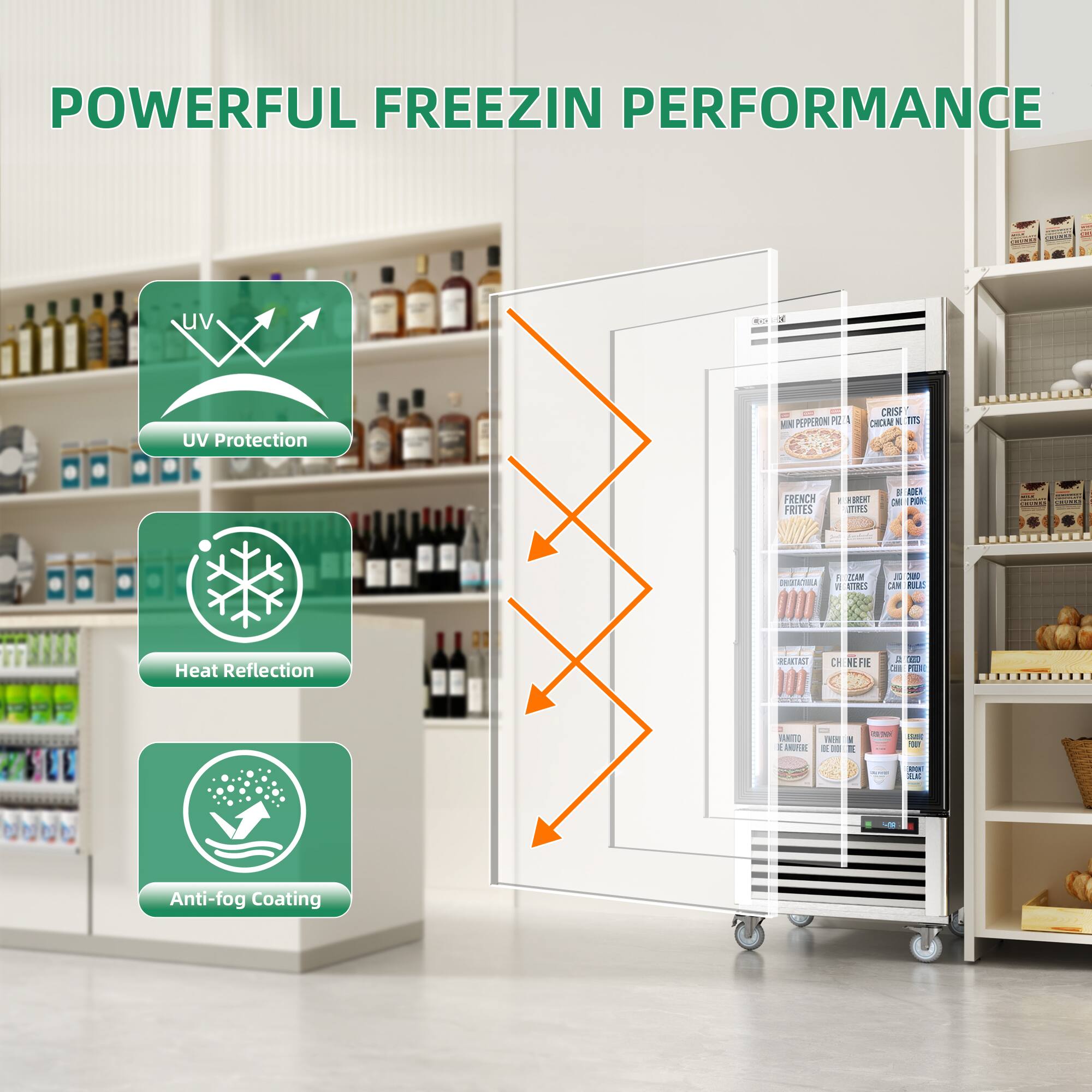 POWERFUL FREEZIN PERFORMANCE

- UV Protection
- Heat Reflection
- Anti-fog Coating