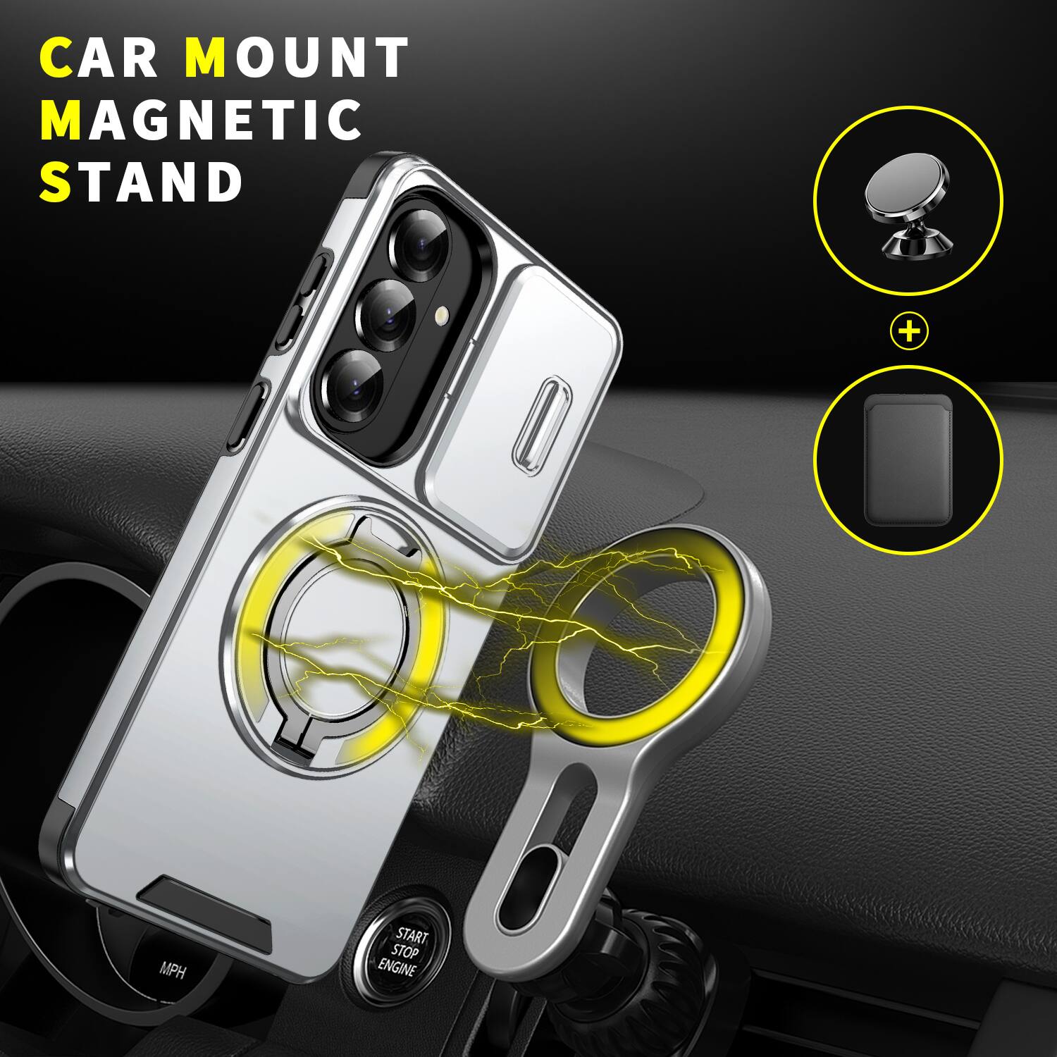 CAR MOUNT MAGNETIC STAND

MPH

START STOP ENGINE