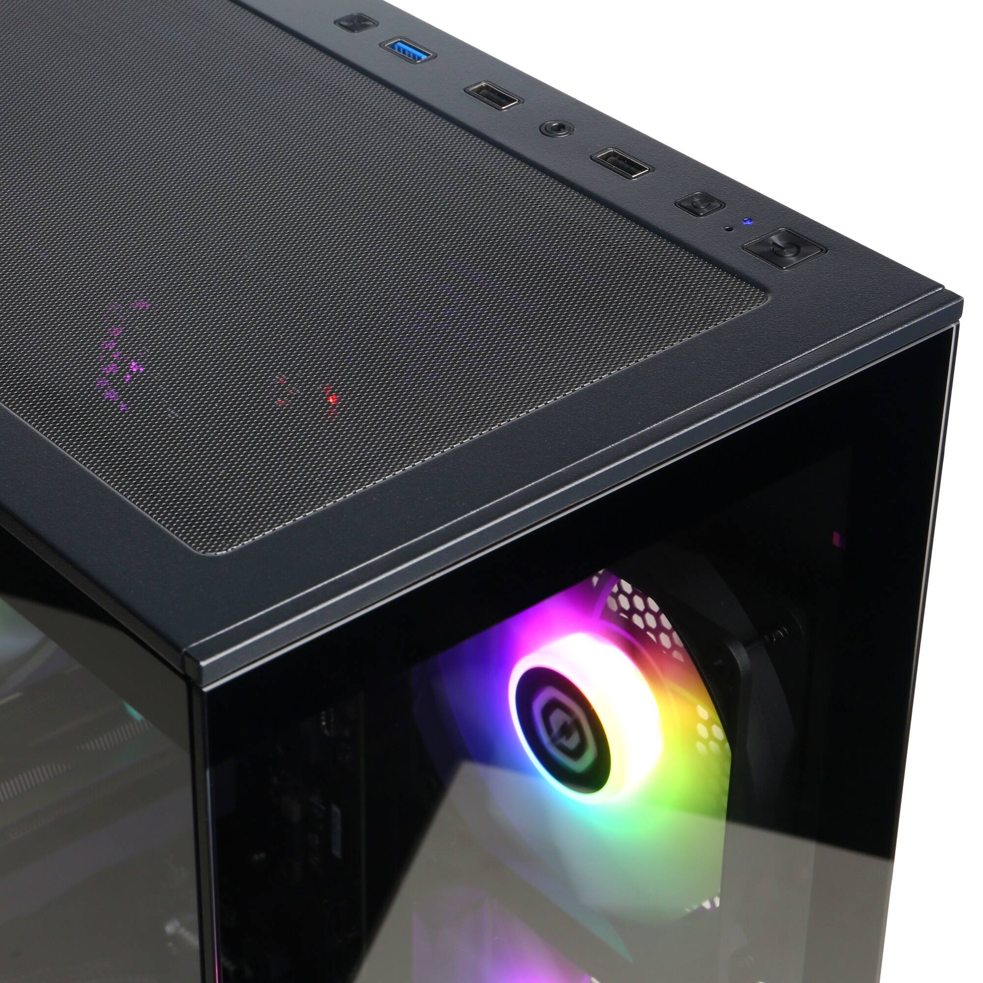 CyberPowerPC Gaming Desktop AMD Ryzen 5 8400F 2024 NVIDIA GeForce