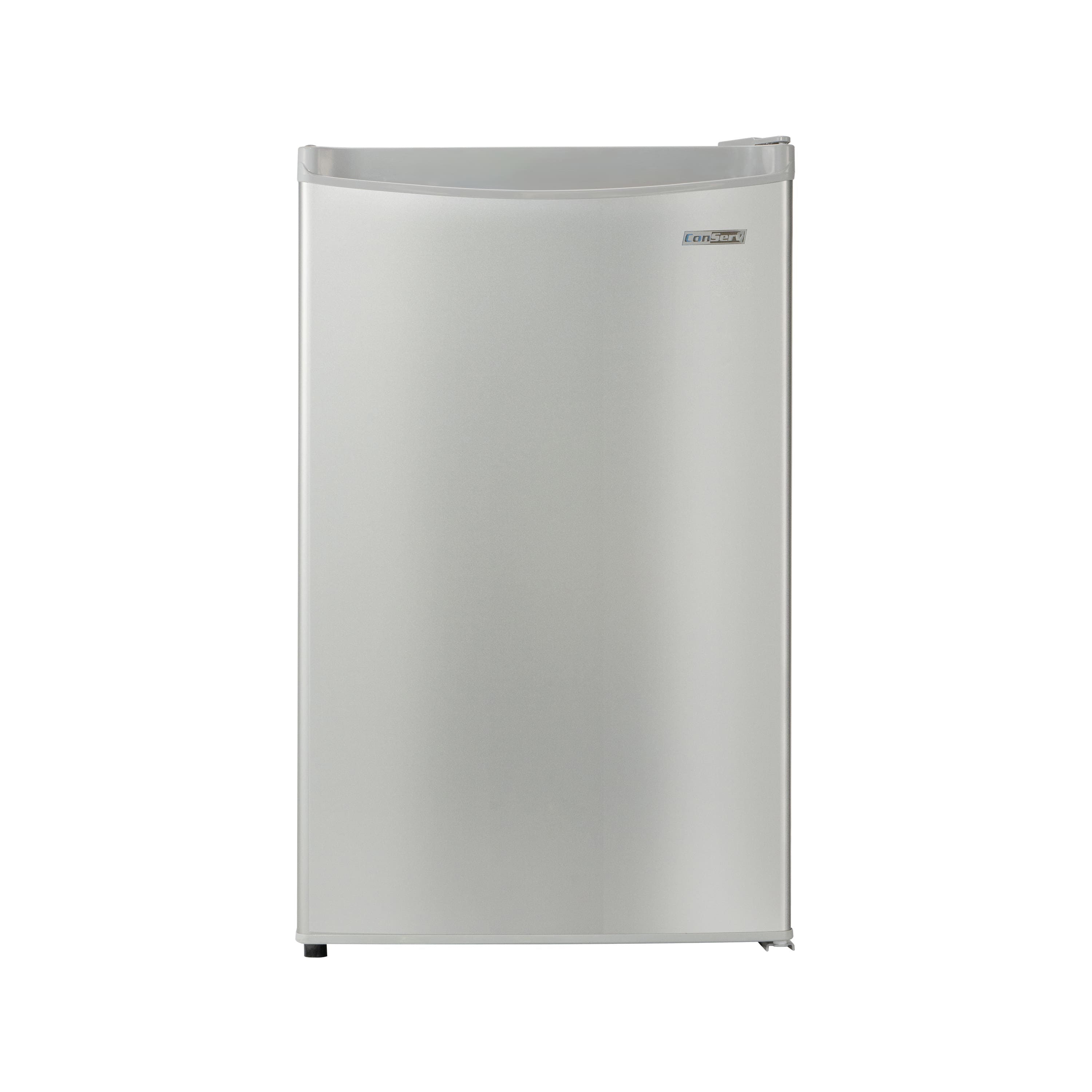 Conserv - 20 inch Compact Refrigerator 4.5 Cu.Ft. Mini Fridge Reversible Door Wire Bottle Rack 110V - Stainless Steel