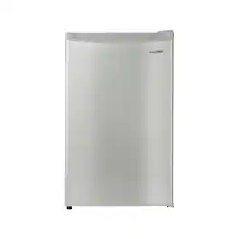 Conserv - 20 inch Compact Refrigerator 4.5 Cu.Ft. Mini Fridge Reversible Door Wire Bottle Rack 110V - Stainless Steel