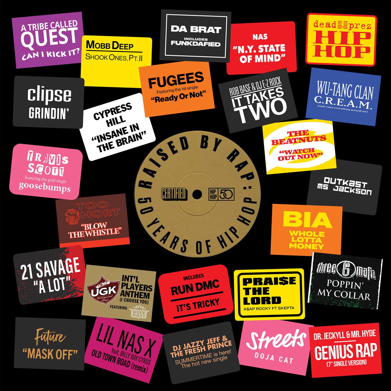 Various Artists - Raised By Rap: 50 Years Of Hip Hop (Various Artists)   - VINYL LP price history on PriceWatchPro