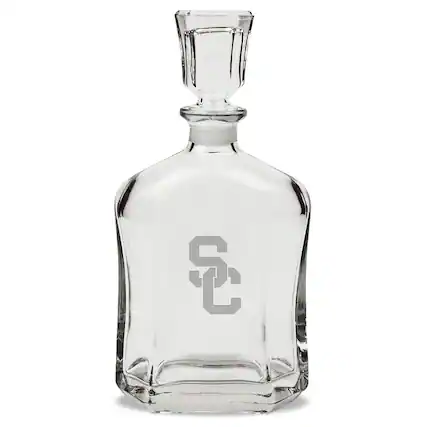 Front. Jardine - USC Trojans 23.75oz. Crystal Decanter - Multicolor.