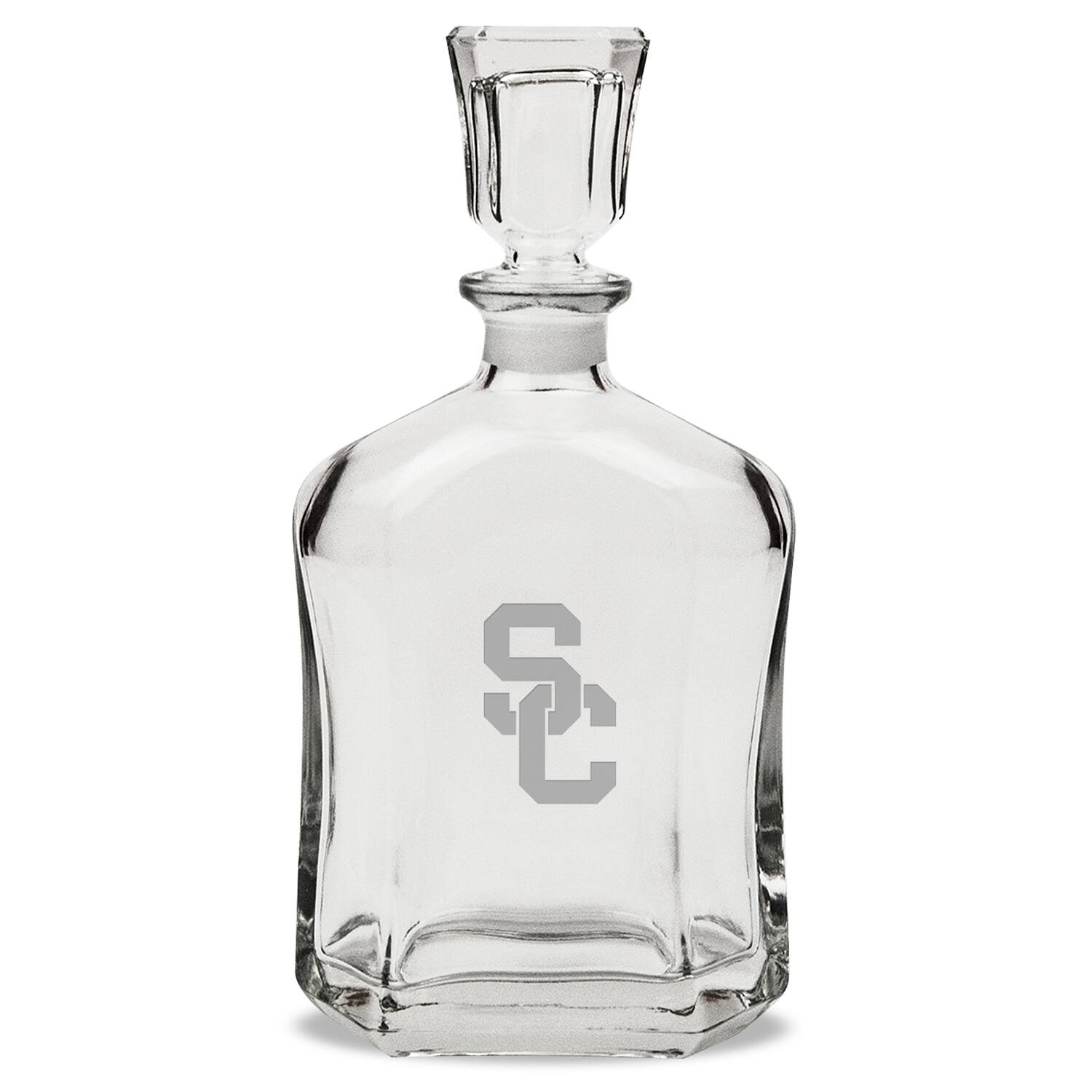 Front. Jardine - USC Trojans 23.75oz. Crystal Decanter - Multicolor.