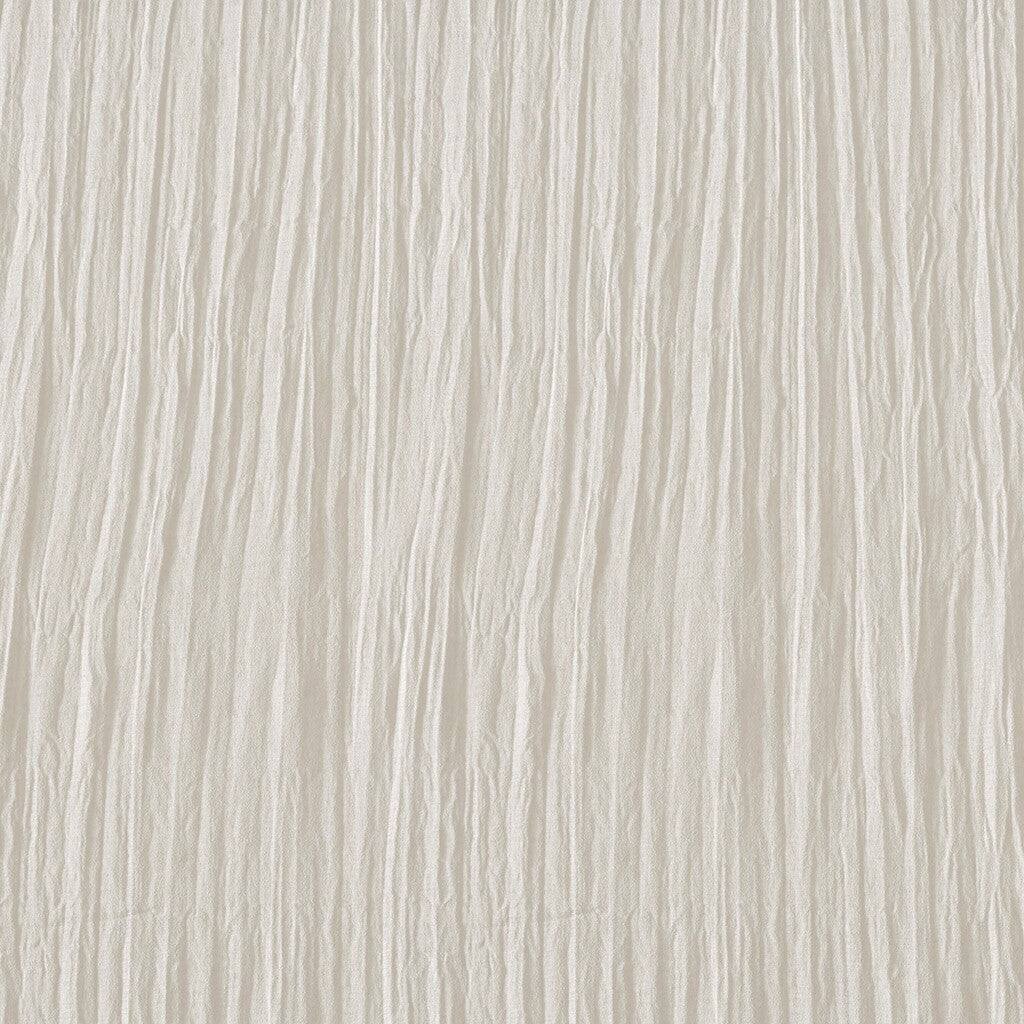 Back. BreeBe - Solid Crushed Curtain Panel Pair(2 Pcs Window Panels) - White.