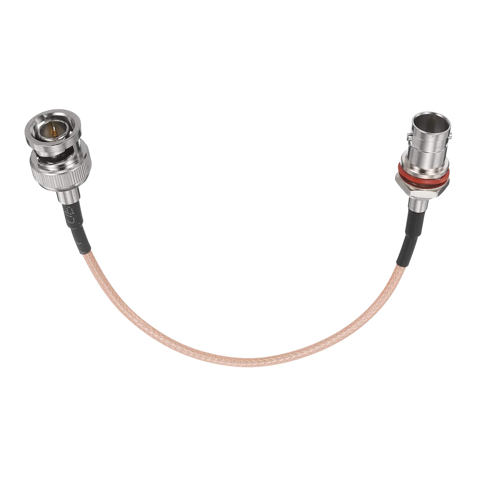 Unique Bargains - 0.49FT 3G-SDI Cable BNC Male to Female HD-SDI RG179 Coaxial Video Jumper for CCTV Monitor - Orange