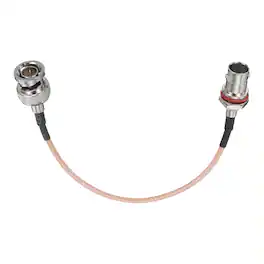Unique Bargains - 0.49FT 3G-SDI Cable BNC Male to Female HD-SDI RG179 Coaxial Video Jumper for CCTV Monitor - Orange