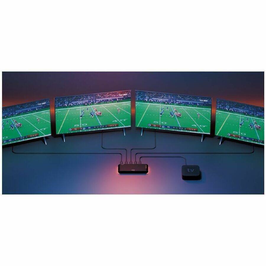 Alt View 2. Aten Technology - 4-Port True 4K HDMI Splitter - Black.