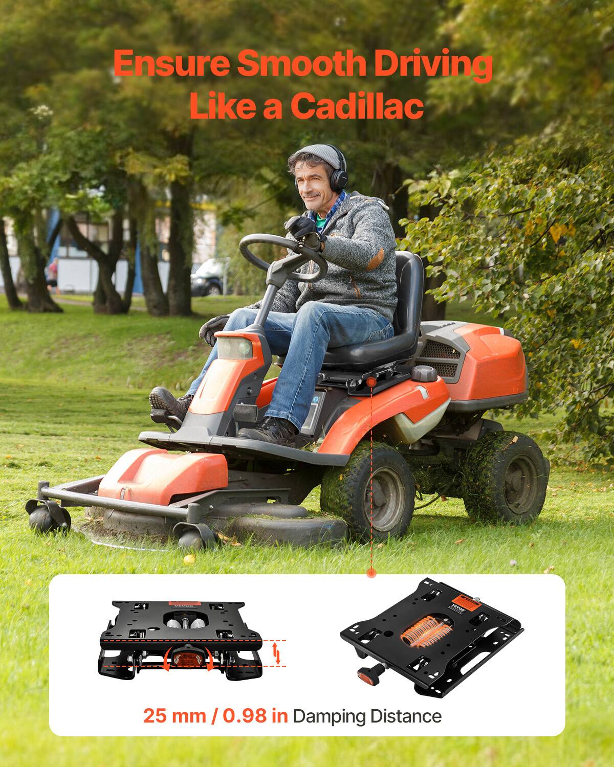 Ensure Smooth Driving Like a Cadillac

25 mm / 0.98 in Damping Distance