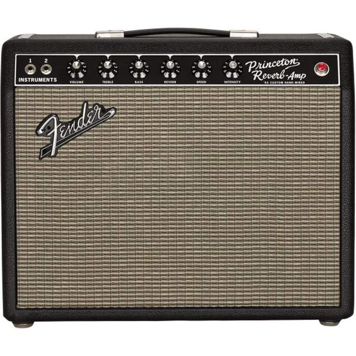 Fender - '64 Custom Princeton Reverb 12W Amplifier with 10" Jensen P10R Alnico Speaker, Black