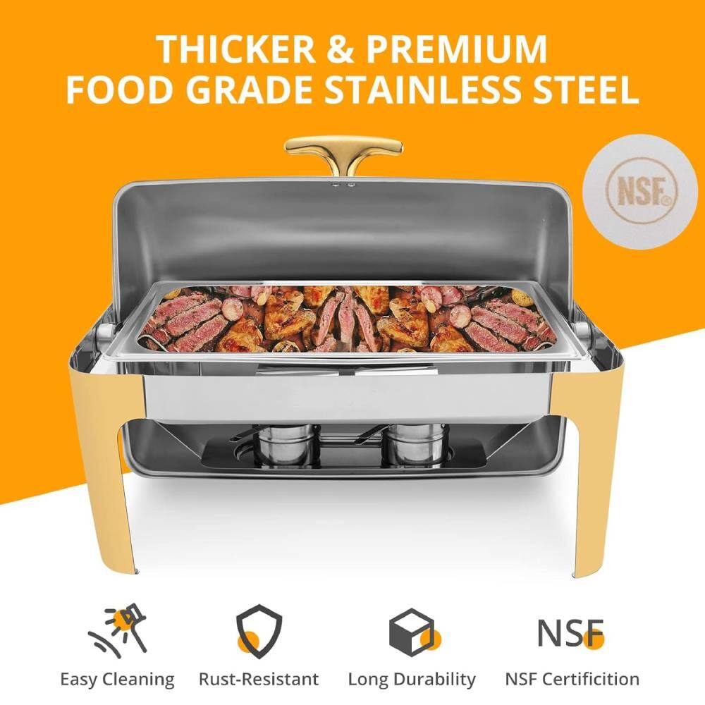 THICKER & PREMIUM FOOD GRADE STAINLESS STEEL

- Easy Cleaning
- Rust-Resistant
- Long Durability
- NSF Certification