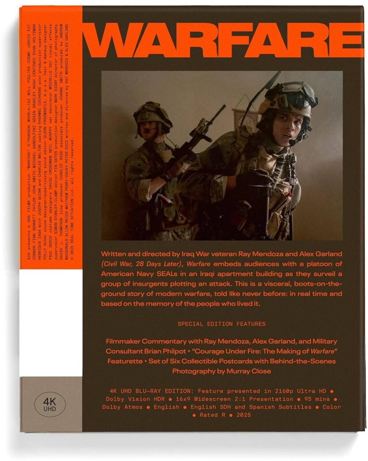 Alt View 1. Warfare   - 4K Blu-Ray.