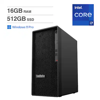 16GB RAM
512GB SSD
Windows 11 Pro
Intel Core i7
ThinkStation