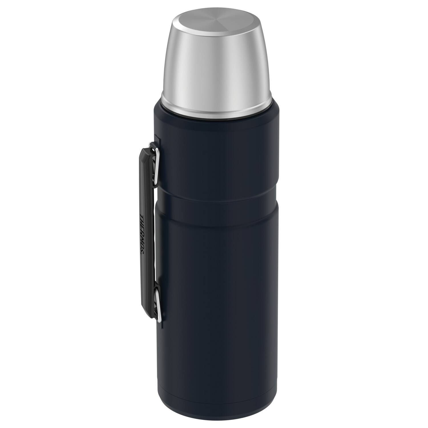 Alt View 5. Thermos - Stainless King Vacuum Insulated Stainless Steel Beverage Bottle 2L - Blue.