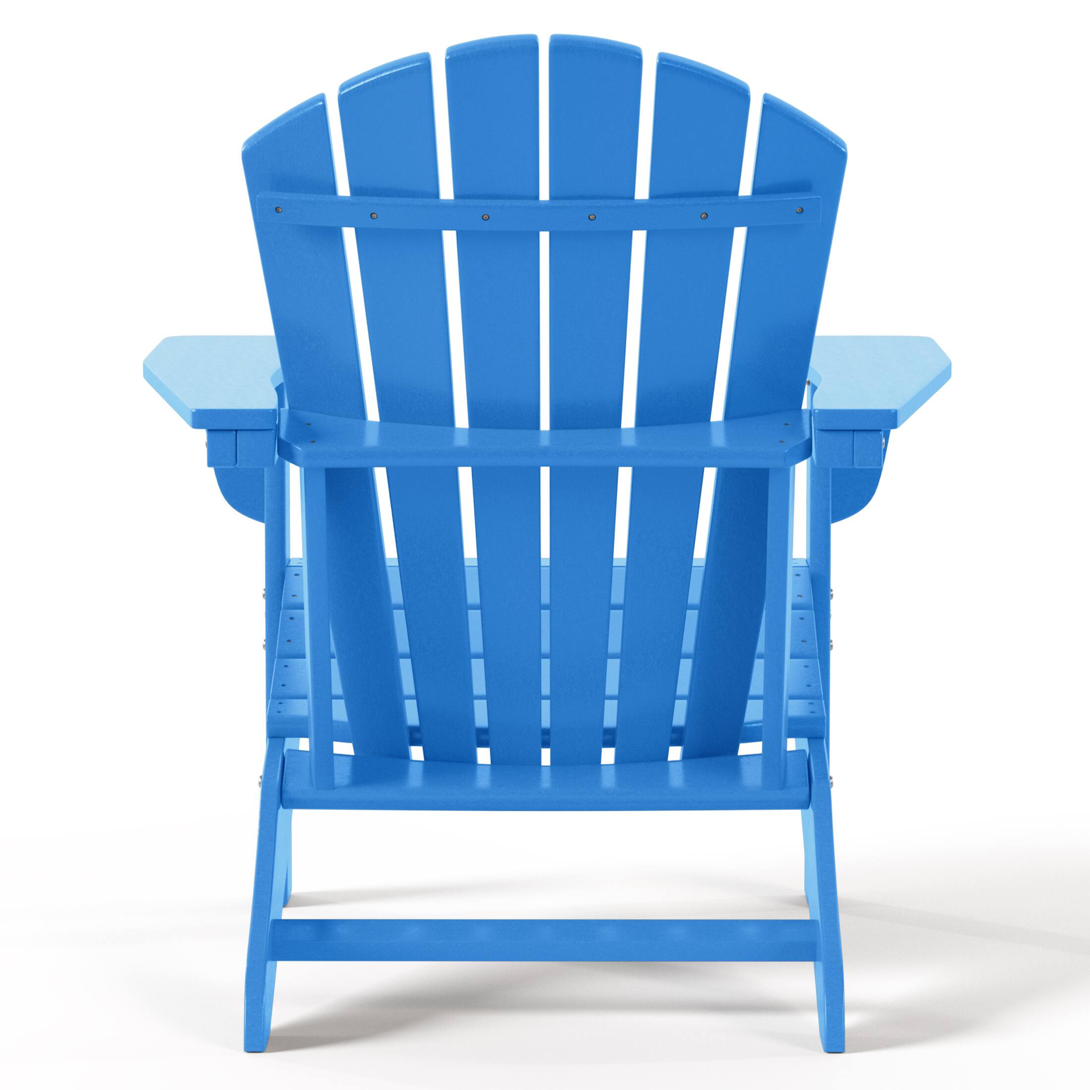 Alt View 2. WestinTrends - WestinTrends Dylan Outdoor Adirondack Chair (Set of 2) - Pacific Blue.