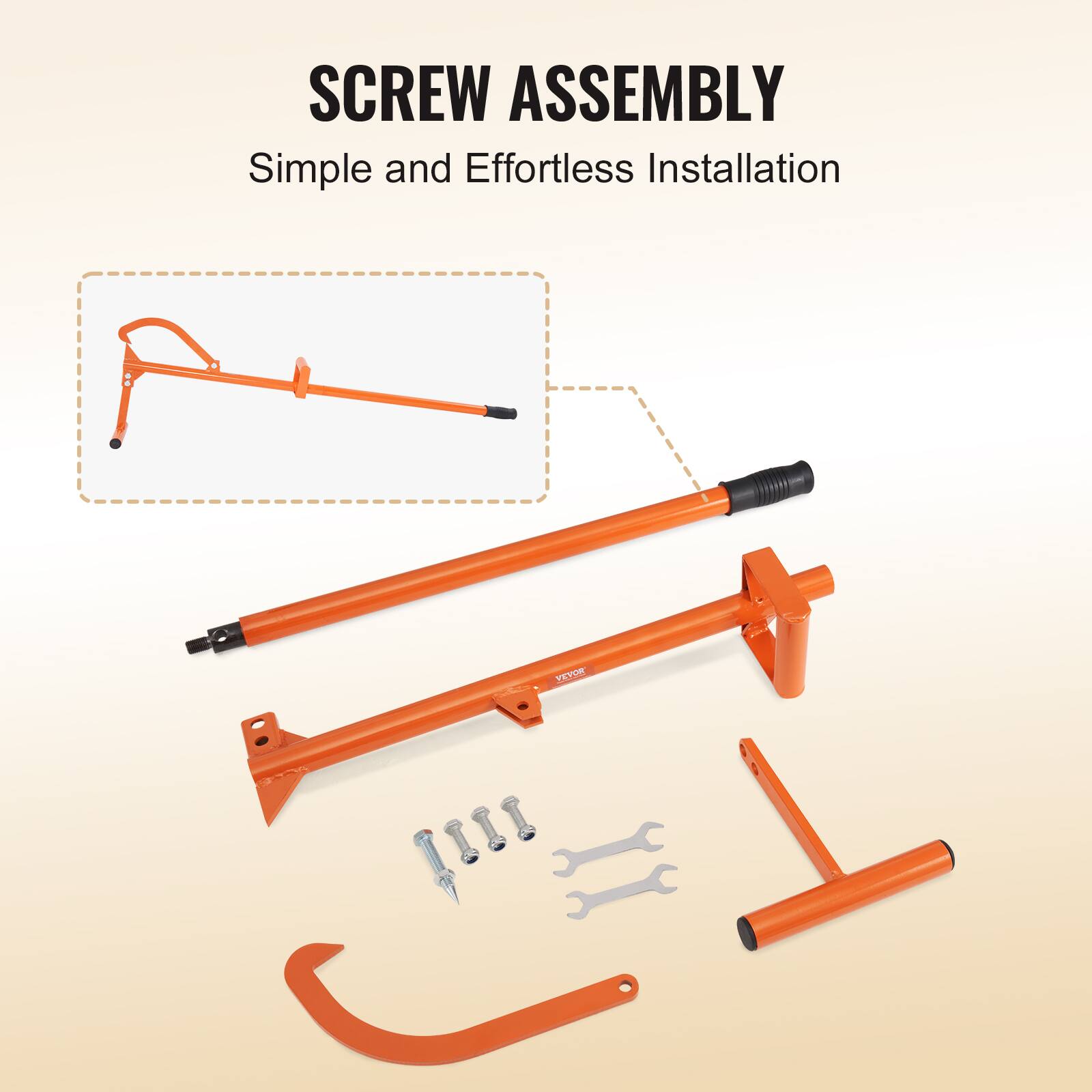 SCREW ASSEMBLY  
Simple and Effortless Installation