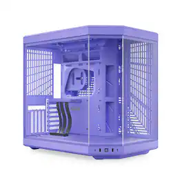 HYTE - Y70 Mid-Tower ATX Gaming PC Desktop Case with Riser Cable - Purple