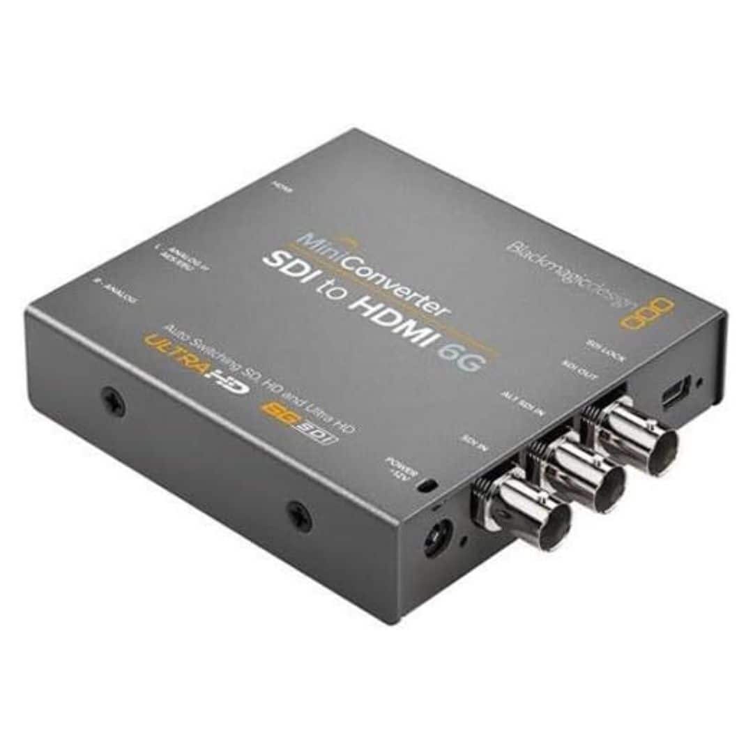 Blackmagic Design - SDI To HDMI 6G Black Mini Video Converter with Audio Outputs
