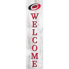 Fan Creations - Carolina Hurricanes 48'' Welcome Leaner - Multicolor