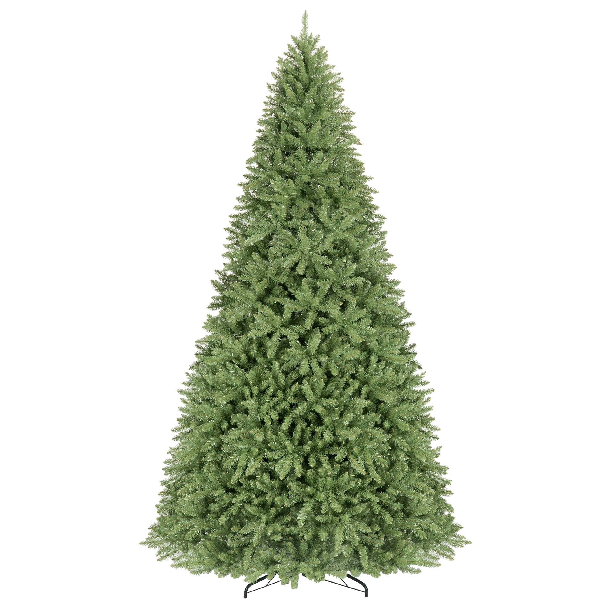 Alt View 1. Costway - Costway 10 ft Artificial Christmas Tree with 5090 Lush PVC Branch Tips, Folding Metal Stand - Green.