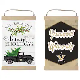 Jardine - Vanderbilt Commodores 12" x 20" Reversible Banner Sign - White
