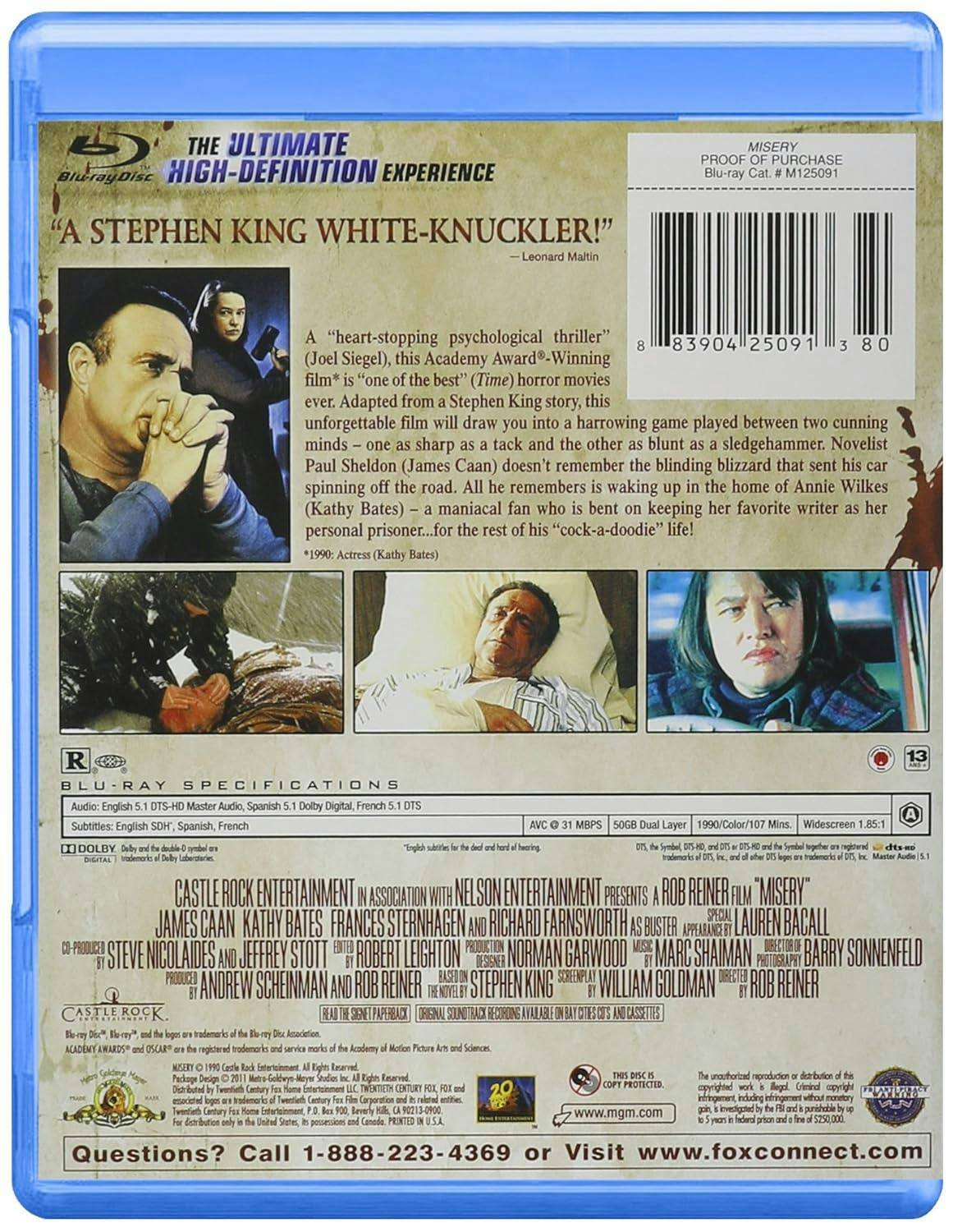 Angle. Misery [Blu-ray].