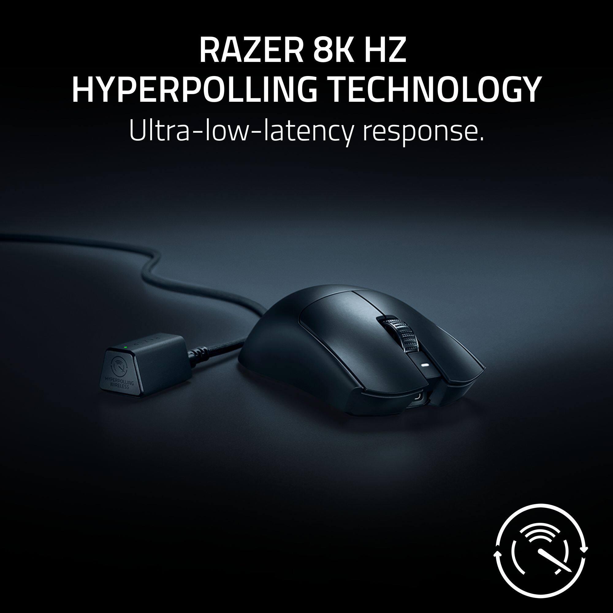 RAZER 8K HZ HYPERPOLLING TECHNOLOGY  
Ultra-low-latency response.