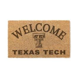 Jardine - Texas Tech Red Raiders 18" x 34" Welcome Coir Doomat - Brown