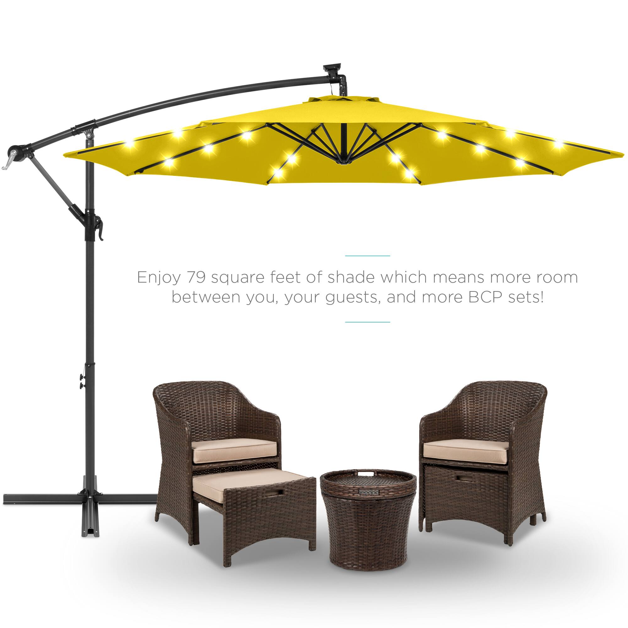 Enjoy 79 square feet of shade which means more room between you, your guests, and more BCP sets!