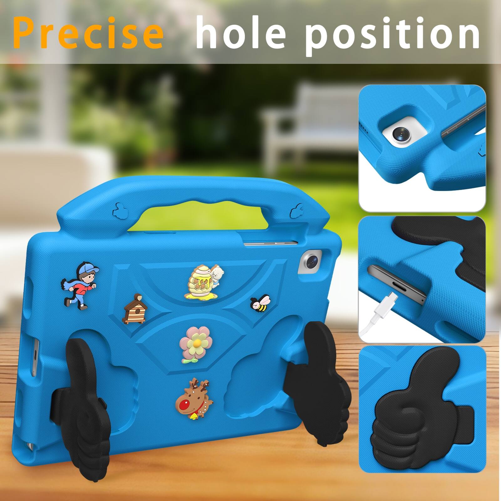 Precise hole position