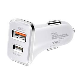 Kitcheniva - 2 Port USB Fast Car Charger Adapter For iPhone Samsung Android Cell Phone White