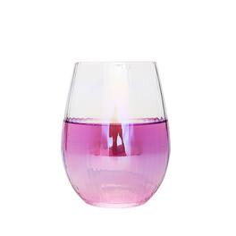 BreeBe - Summit Collection Stemless Wine Glasses (17 oz. set of 6) - Clear