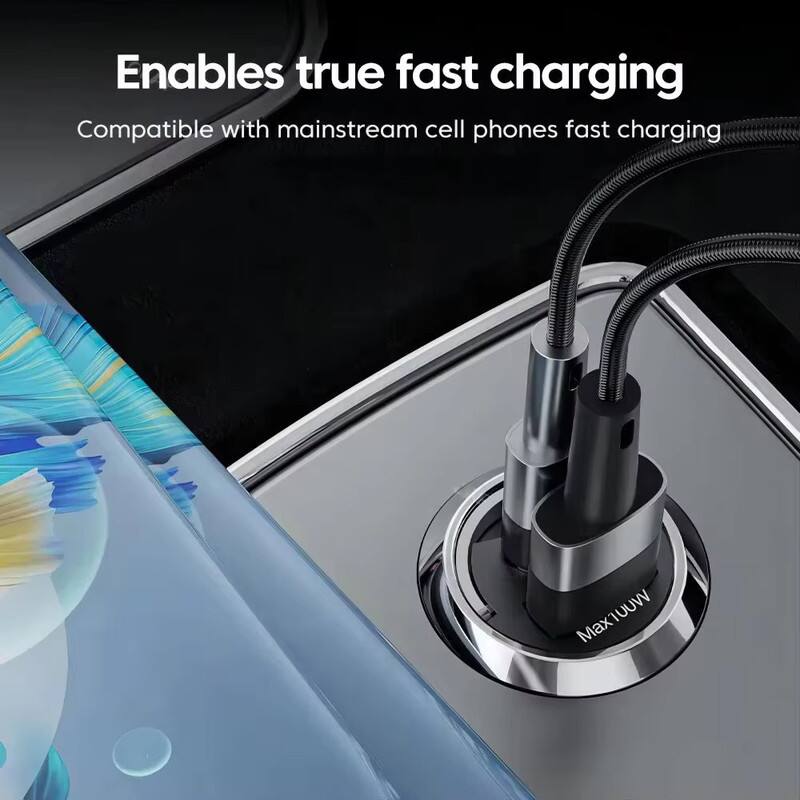 Enables true fast charging  
Compatible with mainstream cell phones fast charging  
Max1U0W
