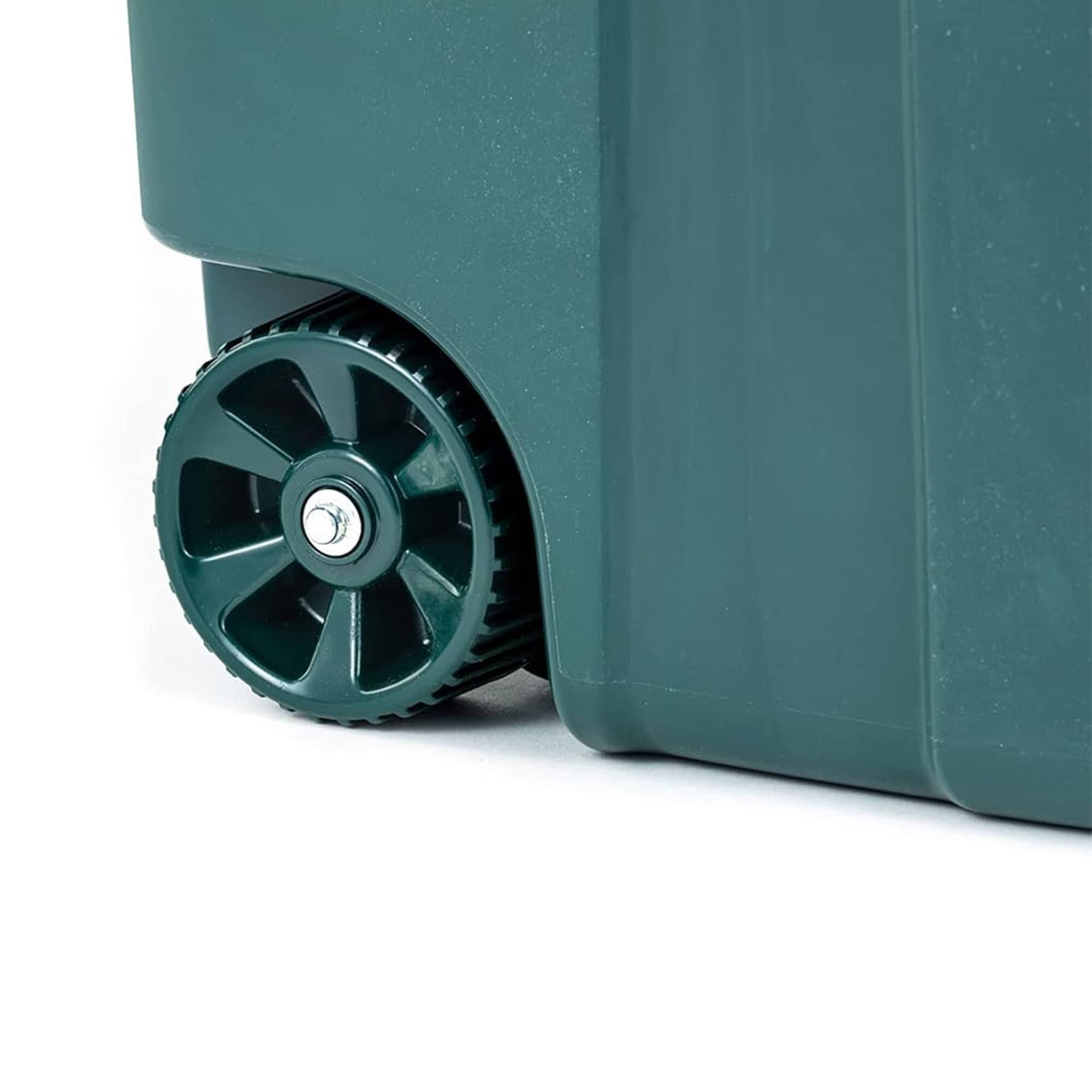 Alt View 2. United Solutions - United Solutions 2 Pack 32 Gal Outdoor Garbage Can Trash Bins ECOSolution, Green - Green.